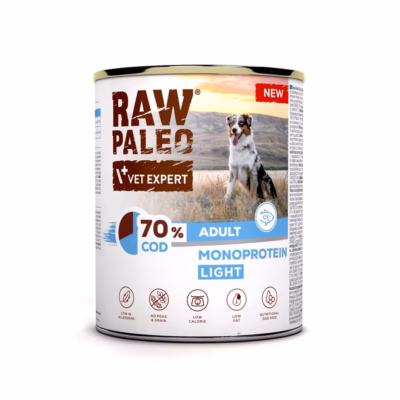 Koera märgtoit VetExpert VETEXPERT Raw Paleo Cod Light Monoprotein, 800 g