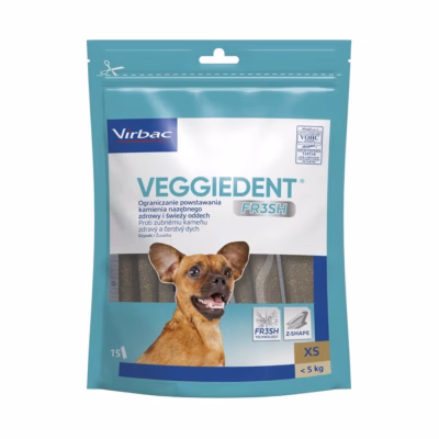 Hambanärimismaius koerale Virbac Veggiedent Fresh XS, 114 g