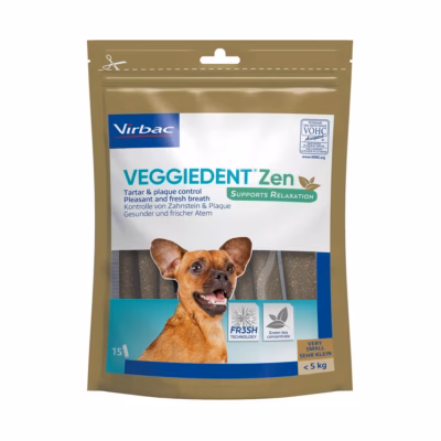 Koera hambapuhastuspulk Virbac Veggiedent Zen XS, täiskasvanule, 114 g