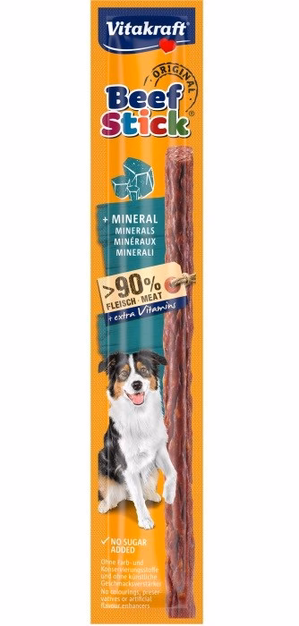 Koera maius Vitakraft Beef Stick Original plus Mineral, veiselihamaitseline 12 g