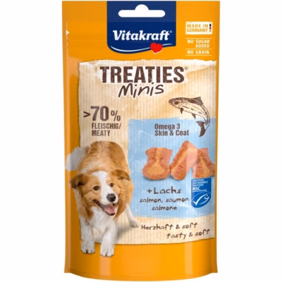 Koera maius Vitakraft Treaties Minis Salmon, 48 g