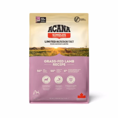 Koera kuivtoit ACANA Singles Grass-Fed Lamb, täiskasvanutele, 2 kg