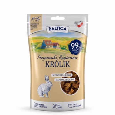Koera maius BALTICA Smaki regionów Monoprotein Rabbit, küülikuvalk, 80 g