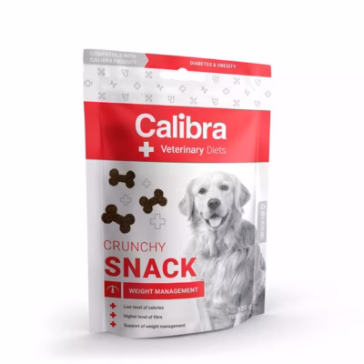 Koera dieettoiteline krõmpsmaius Calibra Veterinary Diets Weight Management, kana, 120 g