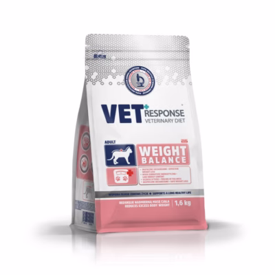 Kasside kuivtoit Vet Response Weight Balance, kana, täissööt/dieettoit, 1,6 kg