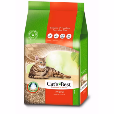 Klompiv puidukiududest kassiliiv Cat's Best Original, 30 L (13,05 kg)