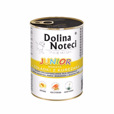 Koera märgtoit DOLINA NOTECI Premium Junior, kanamaod, 400 g