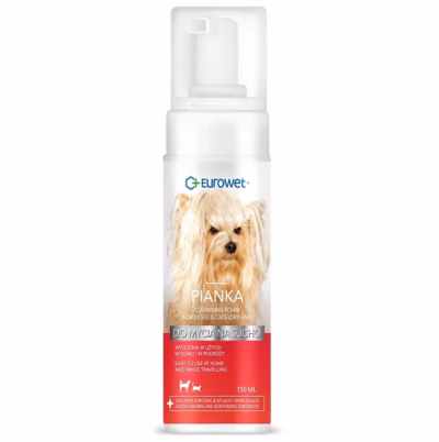 Kuivšampoon EUROWET koertele ja kassidele, 150 ml