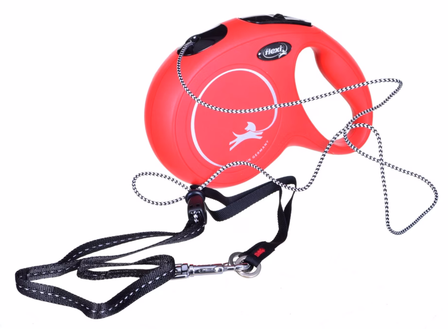 Pikendatav jalutusrihm flexi New Classic S, 8 m, nöör, must - 2