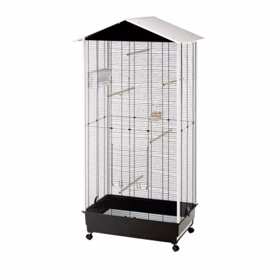 Linnupuur FERPLAST Nota Aviary, valge, 765 × 440 × 1615 mm