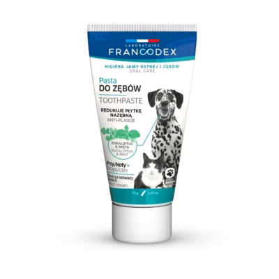 Lemmikloomade hambapasta FRANCODEX koerale ja kassile, 70 g
