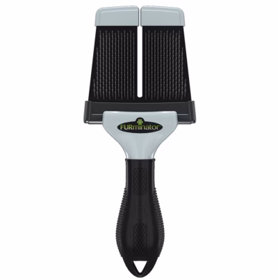 Slicker-hari FURminator koertele ja kassidele, suurus L, roostevaba teras