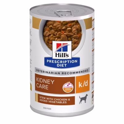 Koera märgtoit Hill's Prescription Diet Kidney Care k/d, kana hautis, 400 g