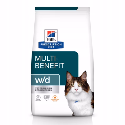 Kuiv kassitoit Hill's Prescription Diet Multi-Benefit Feline w/d, kana, 3 kg
