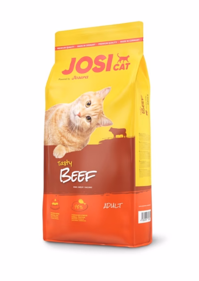 Kasside kuivtoit JOSERA JosiCat Beef, veiselihaga, täiskasvanud kassile, 10 kg