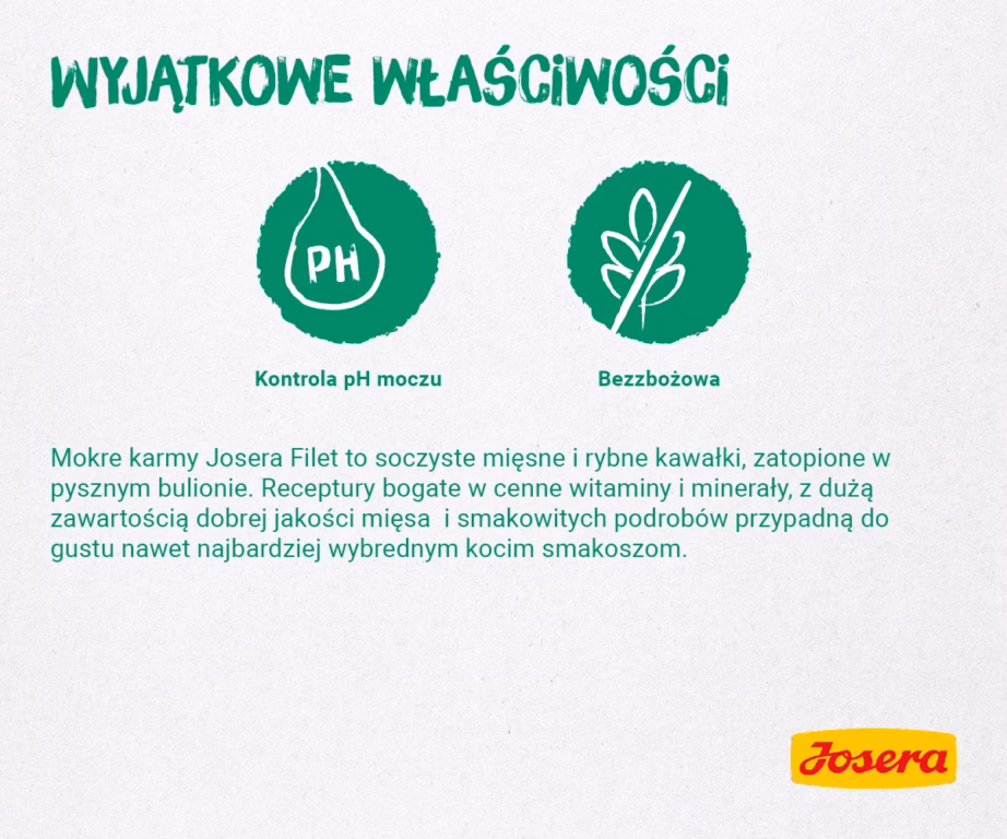Kasside märgtoit JOSERA Fillet kanfileega ja pardiga, 70 g, kotike - 2