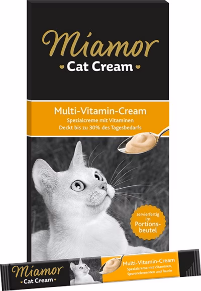 Kassimaius Miamor MIAMOR Cat Cream, kreemjas pasta vitamiinidega, linnuliha, 15 g
