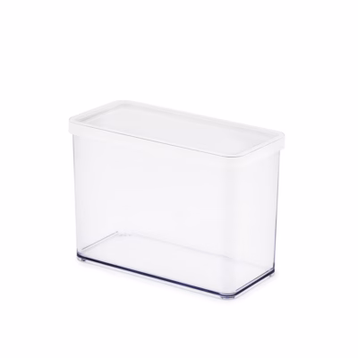 Maiustuste hoiukarp Rotho Loft, 2,1 l, valge/läbipaistev