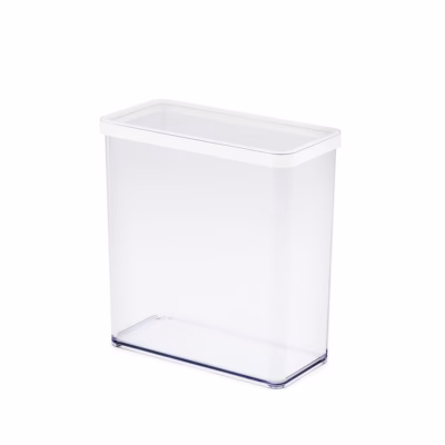 Maiusekonteiner rothO Loft, 3,2 l, 20 × 9,9 × 21,6 cm, valge/läbipaistev