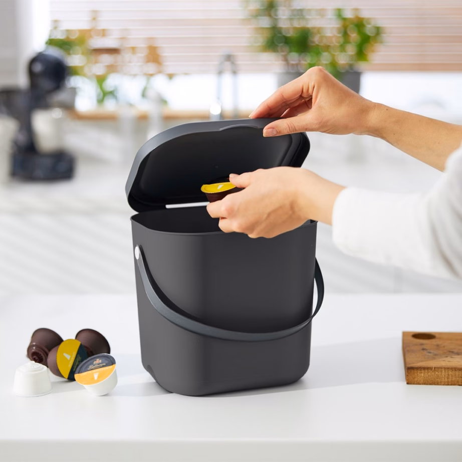 Jäätmesorteerimiskonteiner ROTHO Albula, 6 l, antratsiithall - 5