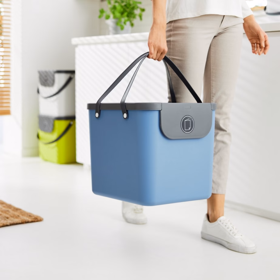 Jäätmesorteerimiskonteiner Rotho Albula Horizon Sinine, 40 l - 3