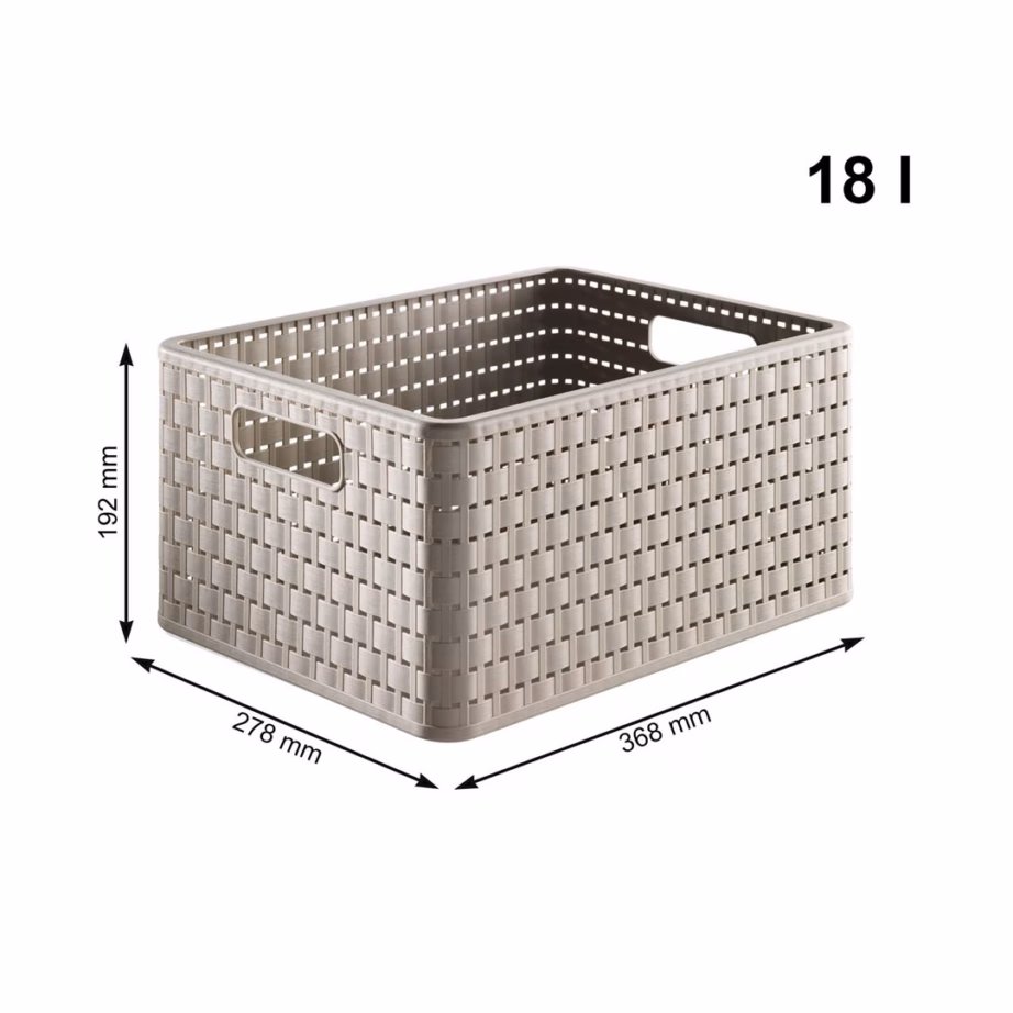 Sahtlitega riiul Rotho Country, 3 sahtlit, ratastel, 71,2 × 32,5 × 37,5 cm - 2