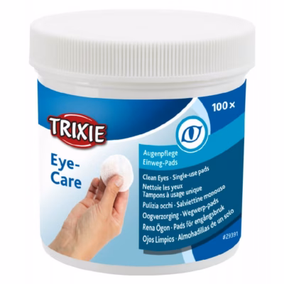 Silmapiirkonna puhastuslapid TRIXIE Eye Care, 100 tk