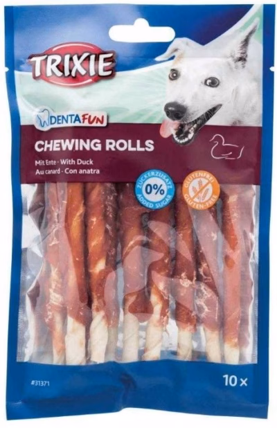 Närimisrullid koerale TRIXIE Chewing Rolls pardimaitselised, 80 g