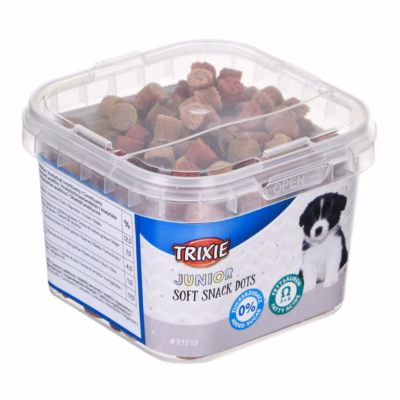 Koeramaius TRIXIE Junior Dots, kana ja lõhe, 140 g