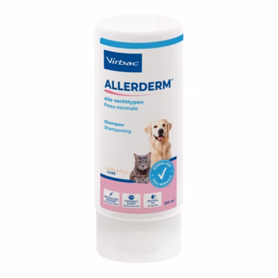 Lemmikloomashampoon Virbac Allerderm Normal Skin koertele ja kassidele, 250 ml