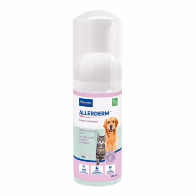 Puhastav vahtšampoon Virbac Allerderm Foam koertele ja kassidele, 100 ml