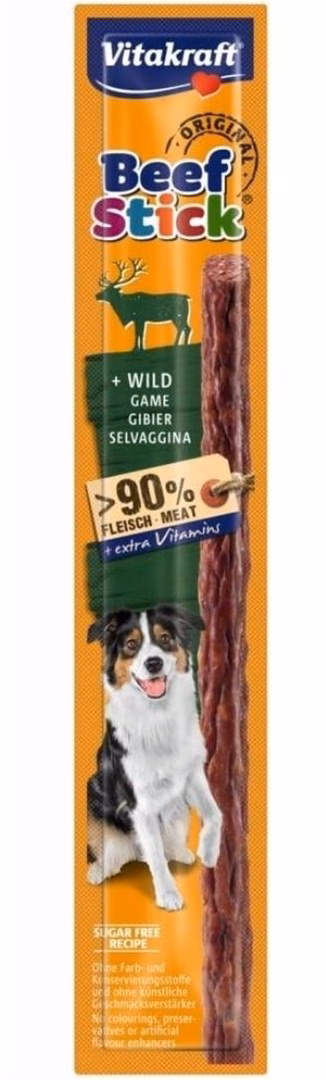 Koeramaius Vitakraft Beef Stick Game, ulukilihamaitseline, 12 g