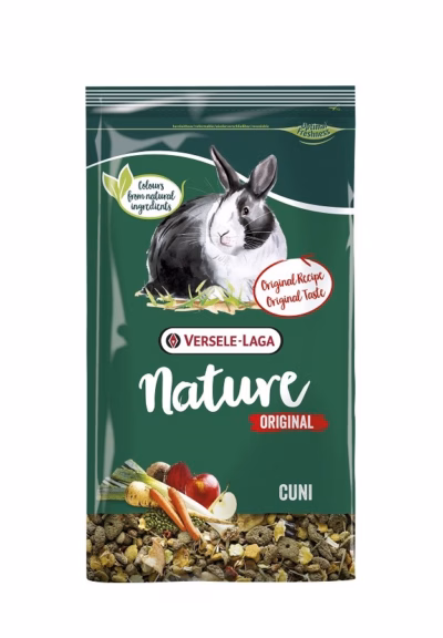 Täissööt kääbusküülikutele VERSELE-LAGA Nature Original Cuni, 2,5 kg