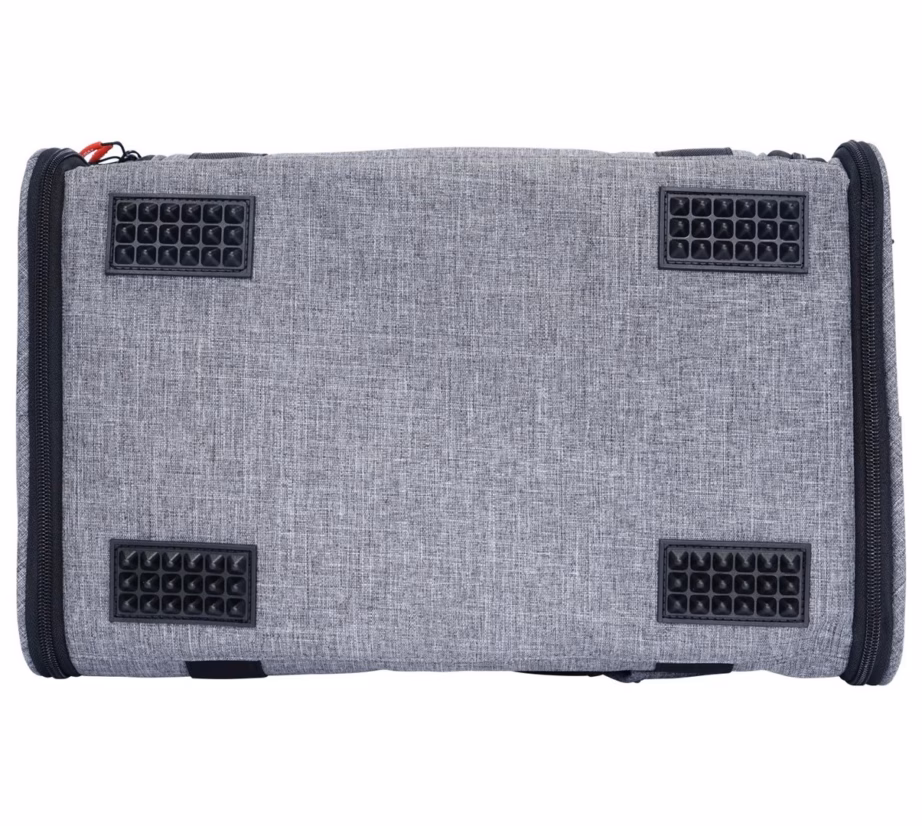 Lemmiklooma transpordikott ZOLUX Nomad M, laiendatav, 44 × 28 × 28 cm, must/hall - 5