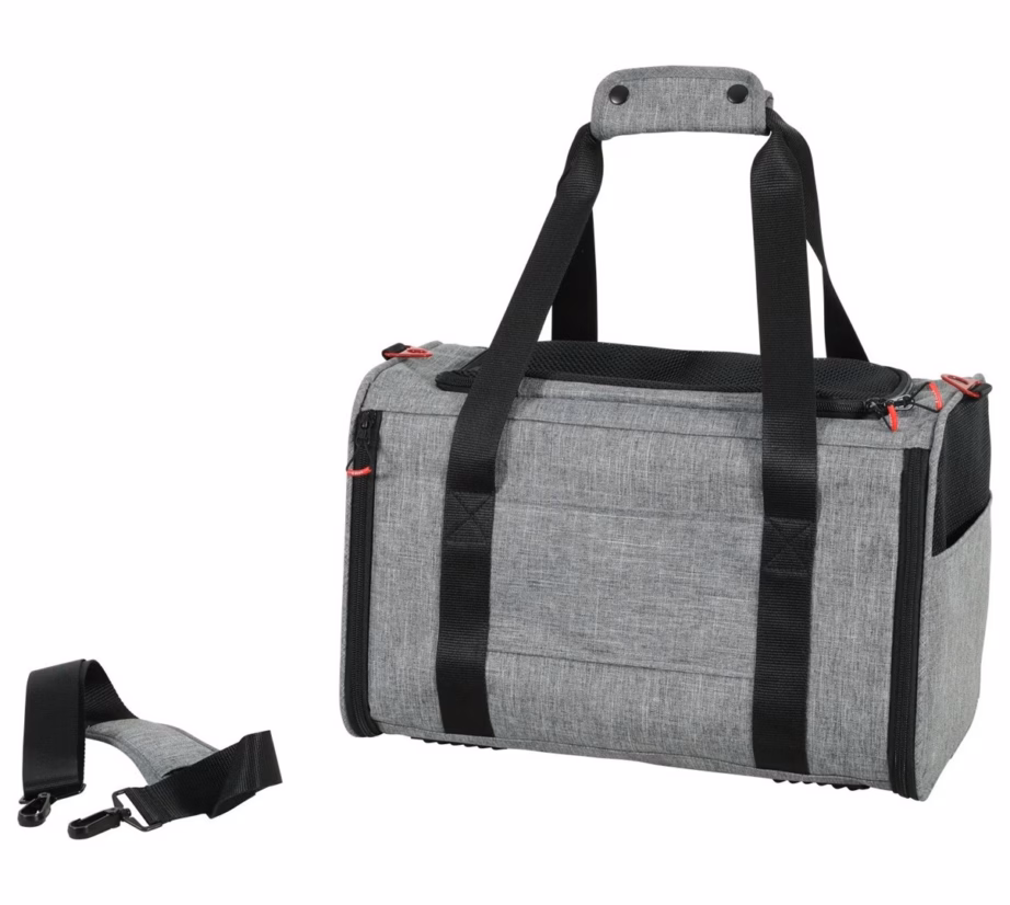 Lemmiklooma transpordikott ZOLUX Nomad M, laiendatav, 44 × 28 × 28 cm, must/hall - 15