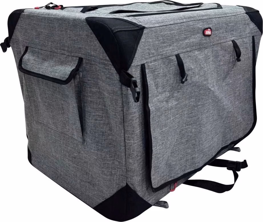 Lemmiklooma transpordikott ZOLUX Nomad S, 42 x 60 x 42 cm, hall/must - 4