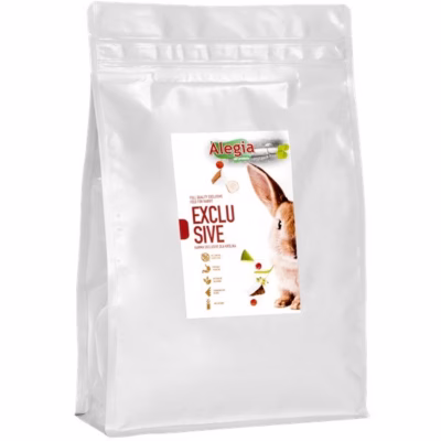 Küüliku kuivtoit Alegia Exclusive Rabbit, köögiviljamaitseline, 1,6 kg