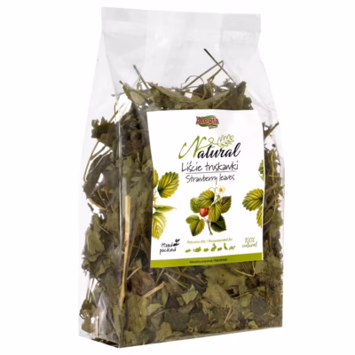 Näriliste ja küülikute maius Alegia maasikalehed, 90 g