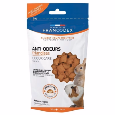 Näriliste ja küülikute maius FRANCODEX Anti-odeurs, 50 g