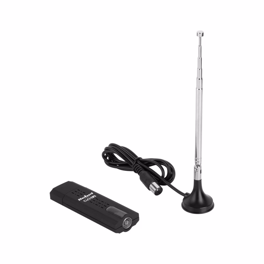 USB TV-tuuner Rebel Comp Tuner, DVB-T2/DVB-C/DVB-T, H.265 HEVC, pult - 3