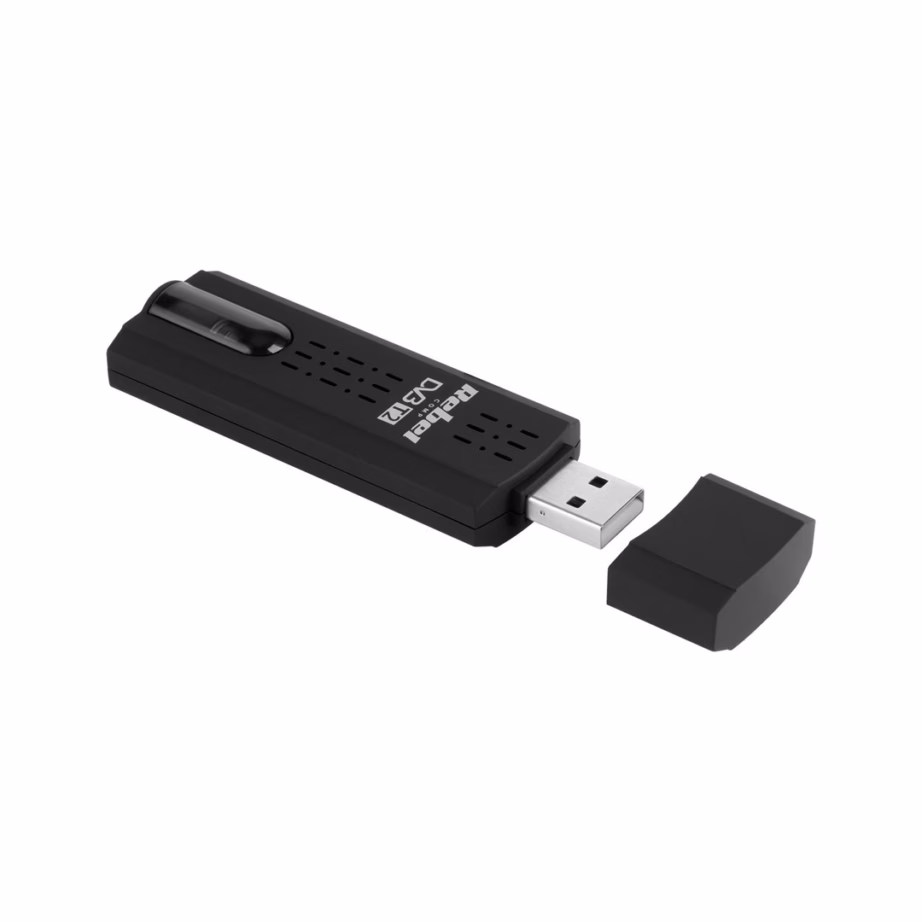 USB TV-tuuner Rebel Comp Tuner, DVB-T2/DVB-C/DVB-T, H.265 HEVC, pult - 4