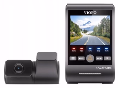 Pardakaamera VIOFO A229 ULTRA 2CH-G, 4K, GPS, Wi‑Fi, 2,4" ekraan