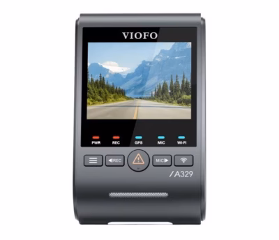 Pardakaamera VIOFO A329S 1CH GPS, 4K 3840 × 2160, Wi‑Fi, 2,4" ekraan