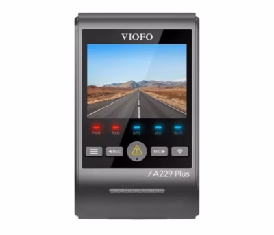 Pardakaamera VIOFO A229 PLUS 1CH-G, 2K 2560 × 1440, Wi‑Fi, GPS, 2,4" ekraan