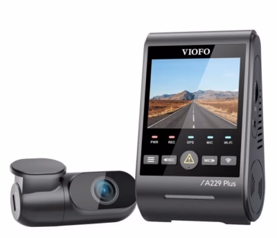 Pardakaamera VIOFO A229 PLUS 3CH-G GPS, 2560 × 1440, 2,4" ekraan, Wi‑Fi