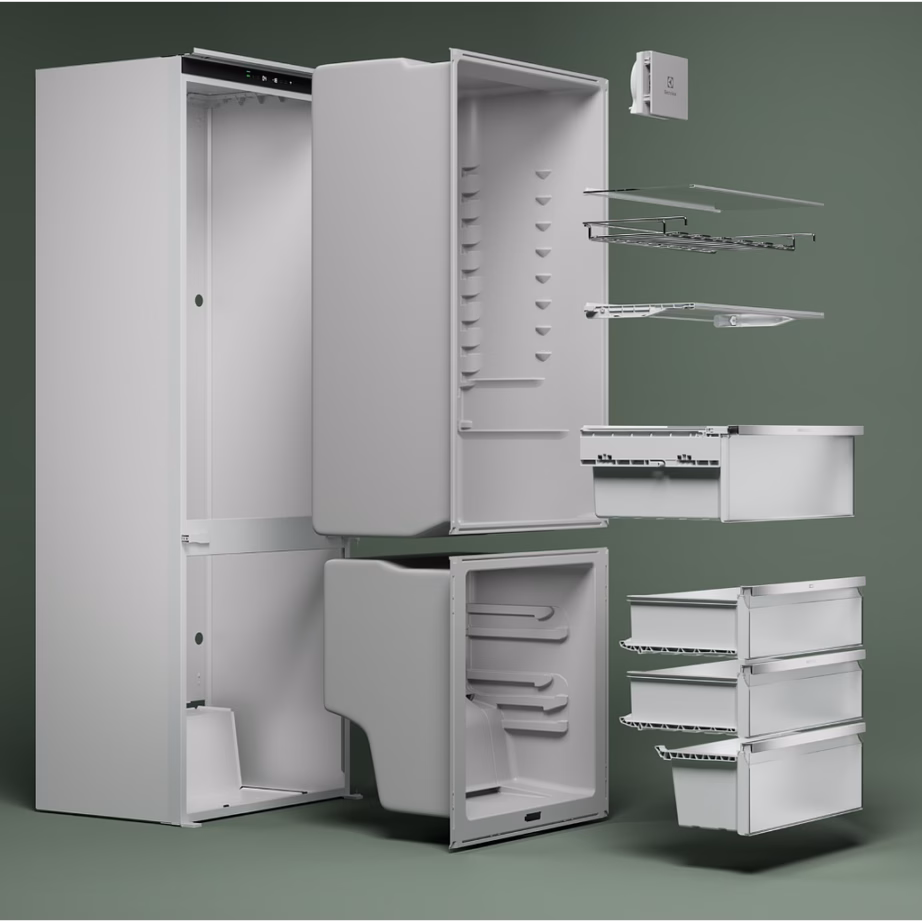 Integreeritav külmik-sügavkülmik Electrolux ENA7CE18S3, No Frost, 177,2 cm - 7