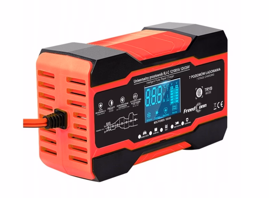 Akulaadija RJ Tianye FreedConn RJ-C 121001A, 12/24 V, 5/10 A, 180 W - 6
