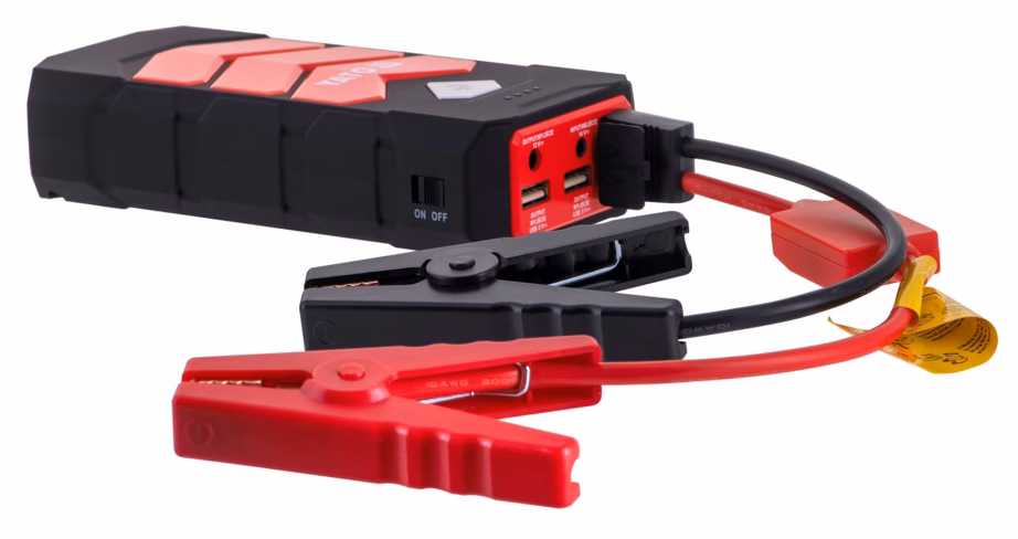 Käivitusabi ja akupank YATO YT-83081, 9000 mAh, 400 A, 2× USB, taskulamp - 7