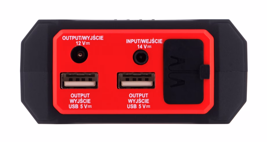 Käivitusabi ja akupank YATO YT-83081, 9000 mAh, 400 A, 2× USB, taskulamp - 18