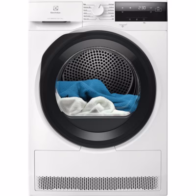 Eraldiseisev soojuspumbaga kondensatsioonkuivati Electrolux EW6D38CBE, 8 kg, valge